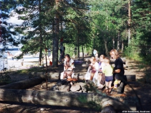 Czarter barki turystycznej w Finlandi foto: Saimaan Solmu