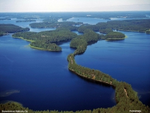 Czarter barki turystycznej w Finlandi foto: Saimaan Solmu